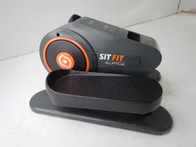 Etb002 Sitfit - Powered Under Desk Foot Pedal Exerciser Black/orange #3