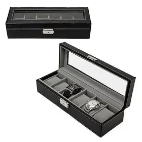 Size 723466569637 6 Watch Valet - Glass Top Boxes For Collection Of Or 1