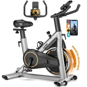 509ab Slunse Exercise Bike Adjustable Magnetic Resistance Stationary Bikes For Home With