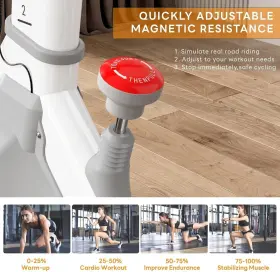 40wythx3-wh-us  Sogespower Fitness Bike - Indoor Magnetic Fixed #3