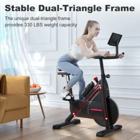 Sperax 726960899576 Exercise Bike With Exclusive App Stationary Bikes For Home Silent Belt Driv #3