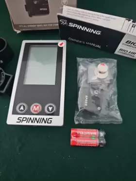 Spinning 695076017047 Bio Wireless Bike Computer Cadence Calories Distance Speed Time 6/62 #2