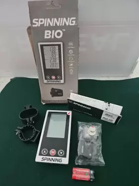 Spinning 695076017047 Bio Wireless Bike Computer Cadence Calories Distance Speed Time 6/62