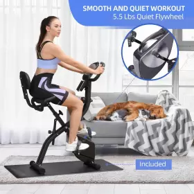 Sportneer 972099696386 Foldable Exercise Bike Stationary 4 In 1 Indoor Cycling With 16 Le #3