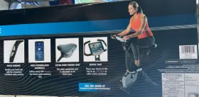 Stamina 022643101814 Folding Cardio Exercise Bike With Heart Rate Sensors And Extra Wide Seat Dm