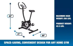 15-1310 Stamina Magnetic Upright Exercise Bike #2