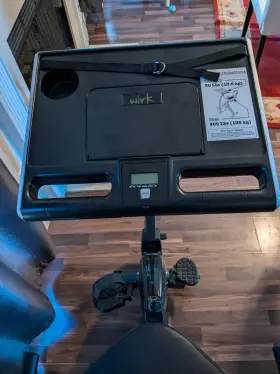 85-2449-u-b Stamina Products 85-2449 Wirk Ride Exercise Bike Workstation And Standing Desk Used #3