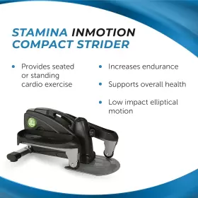 55-1618 Stamina Products Inc. - Dropship Inmotion Compact Strider Pedal Exerciser With Smart Workout App Foot #2