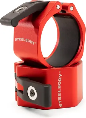 Obc-6 Steelbody Olympic Barbell Lock Jaw Collars Aluminum - Red
