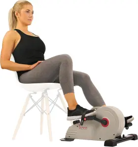 Sunny Health & Fitness 711181645835 And Dual Function Under Desk Pedal Exerciser Portable Indoor