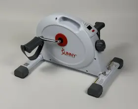 Sf-b023006wht Sunny Health Fitness And White Under Desk Mini Smart Exercise Bike - Tested