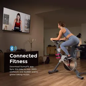 Sf-b122061 Sunny Health & Fitness And Indoor Stationary Cycling Exercise Bike For Home Cardi #2
