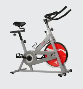 Sf-b901 Sunny Health Fitness Exercise Silver Bike And Chain Drive Cycling Trainer