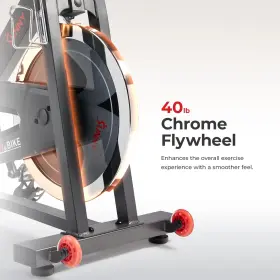 Sf-b901smart Sunny Health & Fitness And Pro Cycling Stationary Bike 40 Lb Flywheel 4-way Adj #3