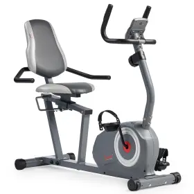 Sf-rb422003 Sunny Health & Fitness And Essentials Series Magnetic Smart Recumbent Bike Bluetooth