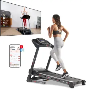 Sf-t7515smart Sunny Health & Fitness And Premium Foldable Treadmill For Home Workouts Running