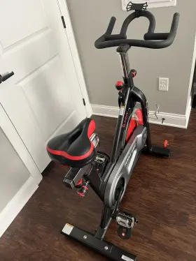 Sf-b1203 Sunny Health And Fitness Indoor Cycling Bike. Black Red. Rarely Used. Excellent #2
