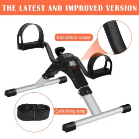 Tabeke 735209913348 Pedal Exerciser Under Desk Bike Stationary For Arm And Leg W #2