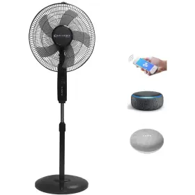 Tpxa16b Technical Pro Smart Wifi 16 Inch Oscillating Pedestal Fan 3 Speed Black
