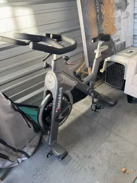 Ts10543c-07c Tomahawk S Series Upright Exercise Bike Flywheel Gray