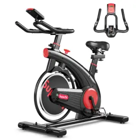 Topb003824 Topbuy Indoor Cycling Bike Workout Stationary Exercise Bicycle With Heart Rate