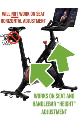Treadlife Fitness 403374102559 Vertical L-handle Lever - Replacement For Peloton Vertial Seat / Handlebar Po #2