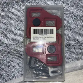 Pel-delta-9-red Trublifit Replacement Bike Cleats For Look Delta System And Peloton Shoes