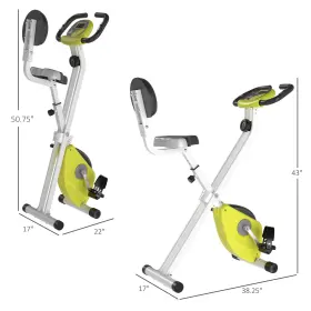 Us01-a90192yl Uirio Foldable Upright Stationary Exercise Bike Magnetic Resistance For Home Workout #3