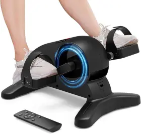 Ukeep 313024737785 Mini Under Desk Exercise Bike Pedal Exerciser Motorized Setting Exer