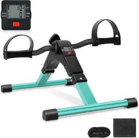 Uten-deskbike-x1226 Uten 445008032012 Folding Pedal Exerciser Under Desk Bike Mini E