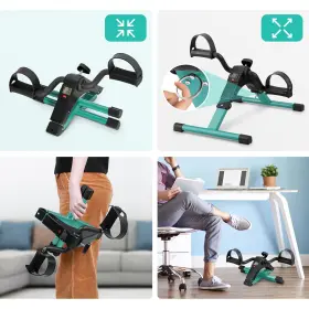 Uten-deskbike-x1226 Uten 841834139333 Folding Pedal Exerciser Under Desk Bike Mini Des #3