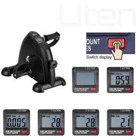 Uten-bike-x1460 Uten 841834140902 Mini Exercise Bike Under Desk Pedal Exerciser Peddler #3