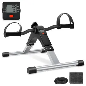 Uten 921761129776 Folding Pedal Exerciser Under Desk Bike Mini Des