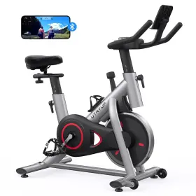Utryup 976245750724 Exercise Bike Stationary For Home Brake Pad Indoor Cycling With T