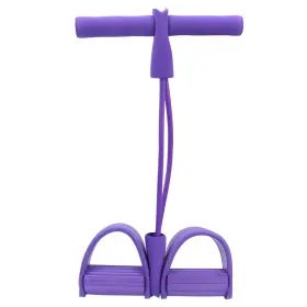 Uxsiya89kgrbzsao-12 Uxsiya Fitness Pull Rope With 2 Tube Foot Pedal Elastic Leg Puller For Situp Abdomi