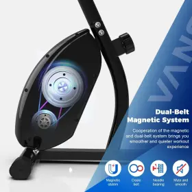 Rb661  Vanswe Dumbbell Exercise Bike - With Magnetic Resistance Bluetooth Function #3