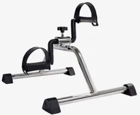Vaunn Medical M010017 Portable Sit Down Pedal Exerciser Adjustable Resistance Knob