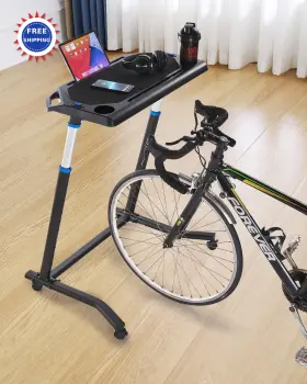 Ty-dnj003 Vevor Cycling Desk Mobile Foldable Multi Functional Bike Trainer And Treadmill