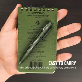 Eypo1012 Vive Oftpen Mini Ballpoint Pen Replaceable Edc Black Ink Pens By Bolt Action For Offi #2