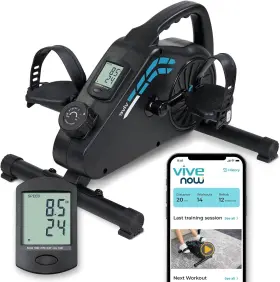 Rhb3007blk Vive Under Desk Bike - Magnetic Pedal Exerciser Exercise Equipment For Home