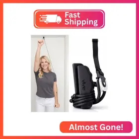 Vive Rhb3010blk Shoulder Pulley For Physical Therapy - Over The Door Frozen Shou