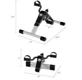 M010018 Wakeman Folding Pedal Exerciser With Electronic Display #2