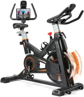 Wenoker 768461476702 Exercise Bike Magnetic Resistance Stationary For Home Indoor With