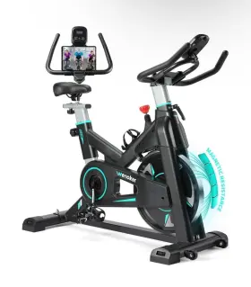 Jc312blue Wenoker Exercise Bike Indoor Cycling Bike/stationary For Home With Lcd Monitor