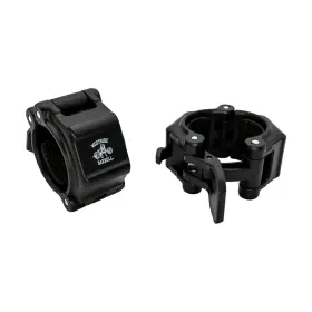 Westside Barbell 850056817608 Bar Clamps - Pair Of Quick Release Locking Collars Black