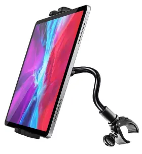 Woleyi 272020100150 Gooseneck Spin Bike Tablet Mount Elliptical Treadmill Holder