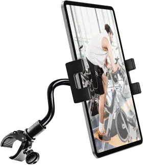Woleyi 744111012384 Exercise Bike Tablet Holder For Peloton Gooseneck Treadmill Mount - Spin