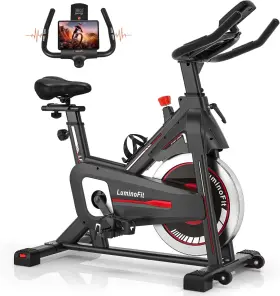 Xmsj 313114822872 Indoor Exercise Cycling Bike With Silent Belt Drive System Brake Pad Stationary #2