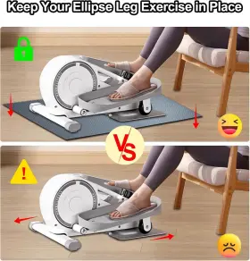 Ybly-fhd002 Xnbxys Non-slip Mat For Ellipse Leg Exerciser Machine Apply To Under Desk Grey #2
