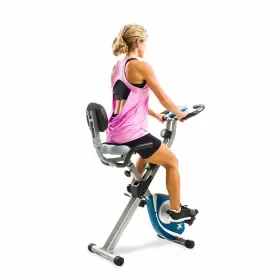 135416 Xterra Fitness Folding Exercise Bike 225 Lb Weight Capacity Cordless Battery Powe